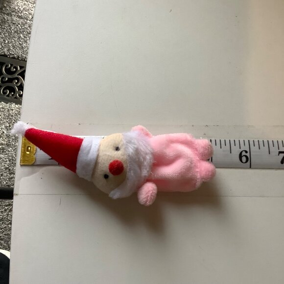 Christmas Finger Puppets Santa Snowman & Reindeer Plush Holiday Toys Set of 3 - Picture 2 of 5